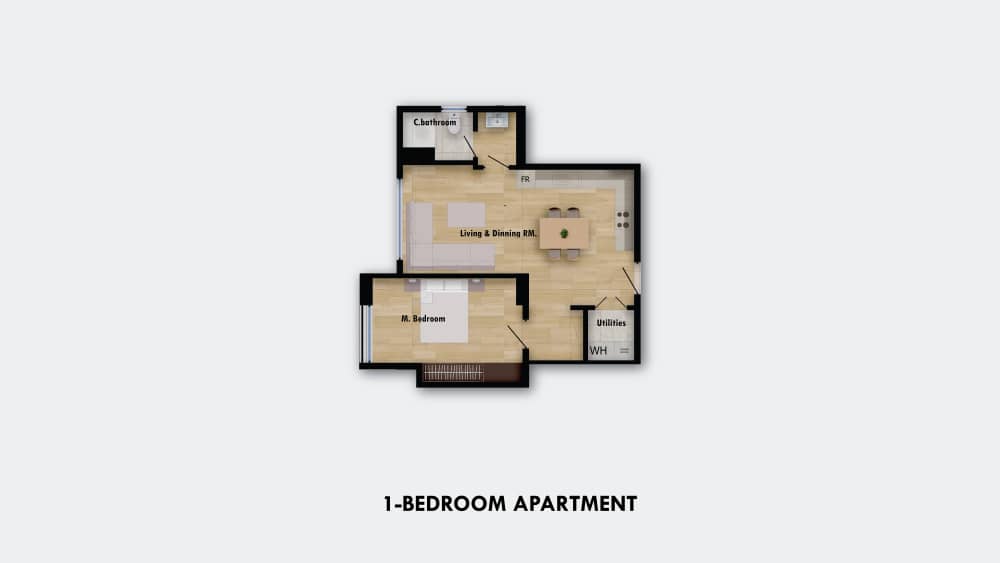 one bedroom apartment